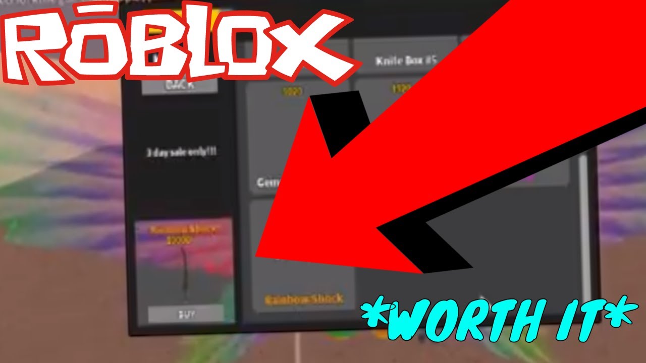 SPENDING 2,000 ROBUX TO BUY RAINBOW SHOCKER! *WORTH IT?* (ROBLOX MMX  GAMEPLAY AND NEW LIMITED KNIFE) - 