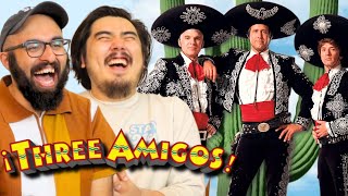 Two amigos watch *¡THREE AMIGOS!* (First time watching reaction)