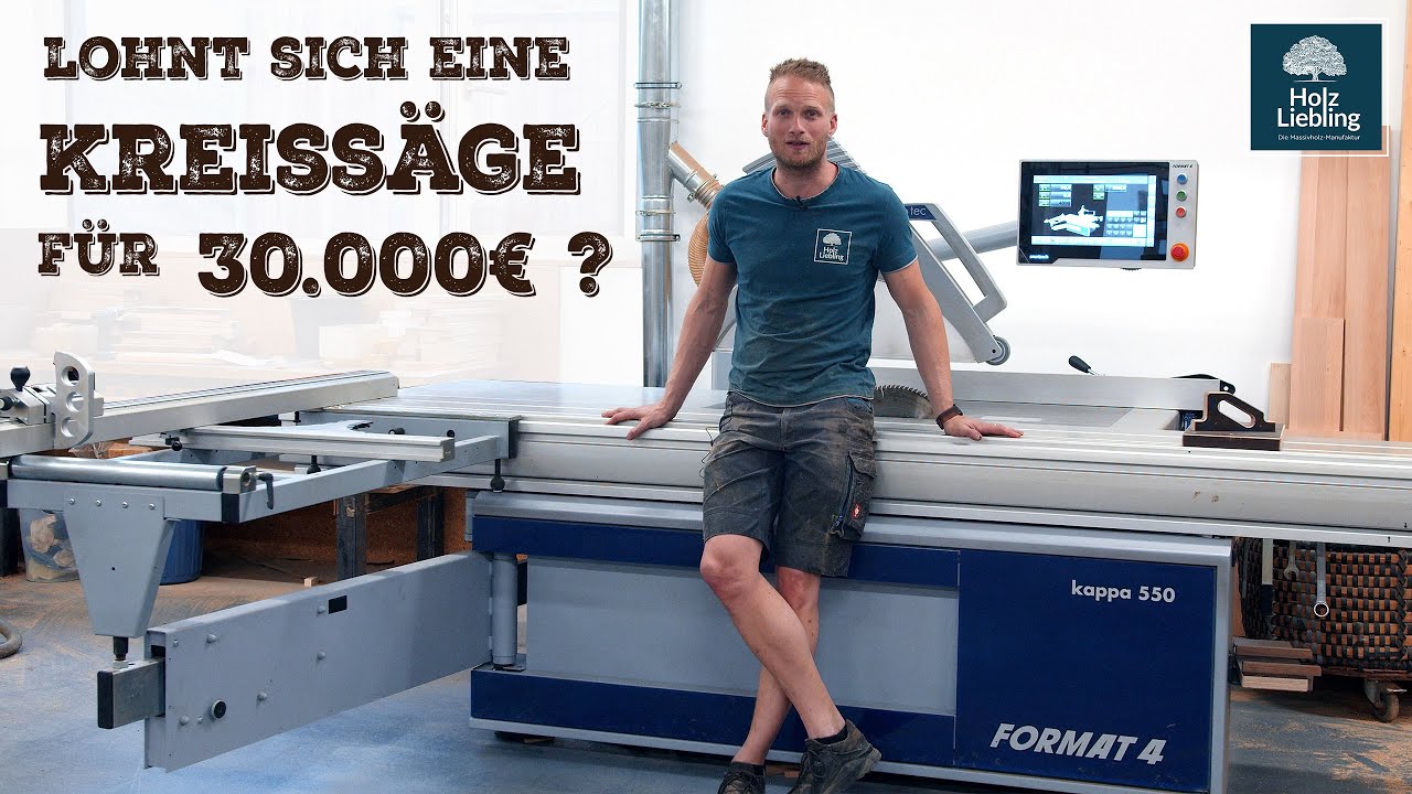 Lohnt sich eine Formatkreissäge für 30.000 Euro? | Felder kappa 550 Erfahrungen | Holz-Liebling