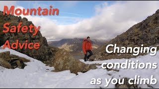 Mountain Safety - Changing Conditions As You Climb - Y Garn via Cwm Idwal