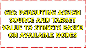 GIS: pgRouting assign source and target value to streets based on available nodes