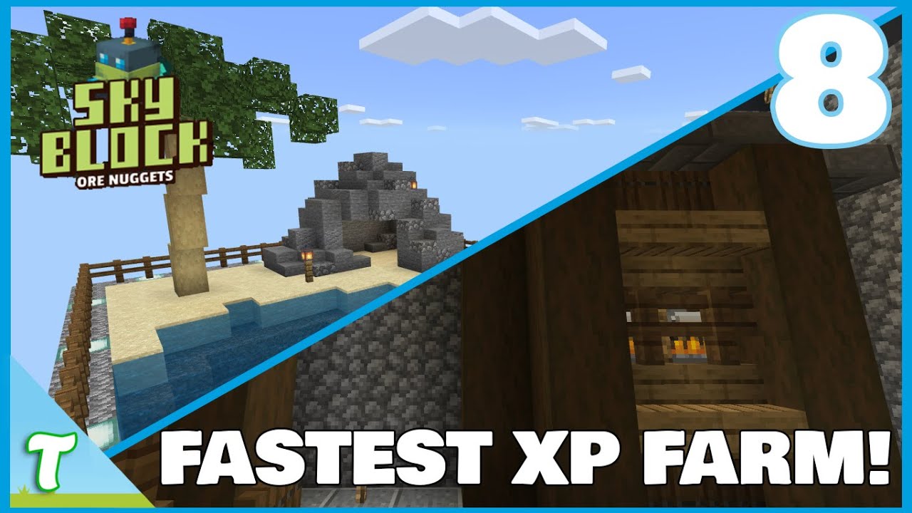 Skyblock Ore Nuggets Ep 8 | FASTEST XP FARM SA MINECRAFT AT ANG NINJA ...