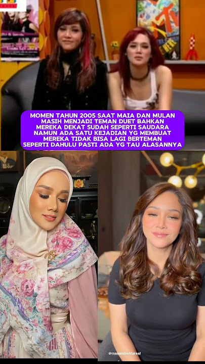 Momen mulan jamela dan Maia Estianty saat masih jadi teman duet