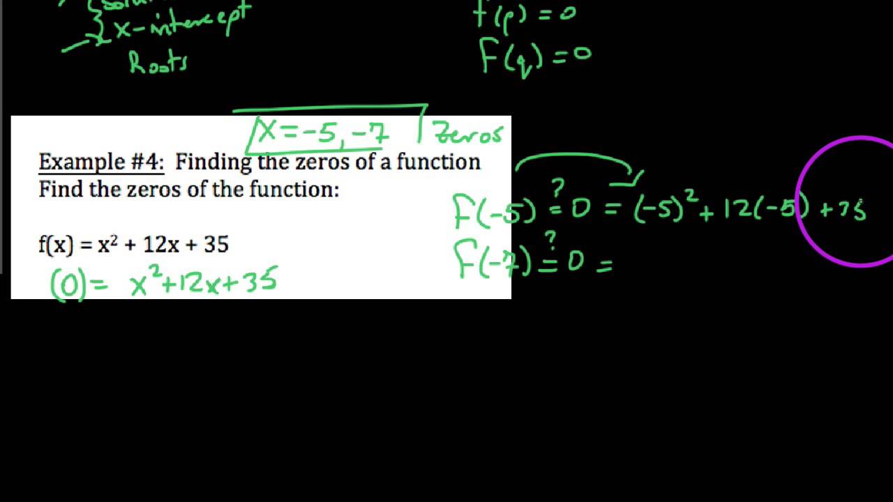 HA2 , 3.1.4 , Finding the zeros of a function - YouTube