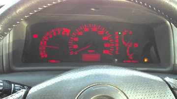 2001 Toyota Corolla Runx 1.8 Z ZZE123 speedometer
