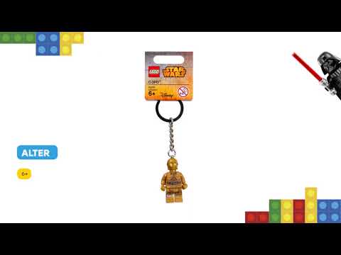 Lego Schlüsselanhänger STAR WARS C-3PO 853471 Keychain