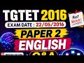 🚀TGTET 2016 ENGLISH IMPORTANT BITS /PAPER 2 COMPLETE EXPLANATION /#TET/#englishgrammar /#tstet
