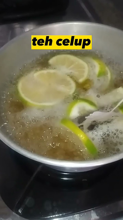 Cara membuat es Lemon tea