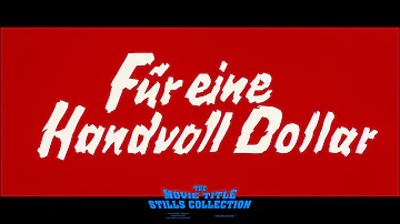 A Fistful of Dollars / Für eine Handvoll Dollar (1964) title sequence