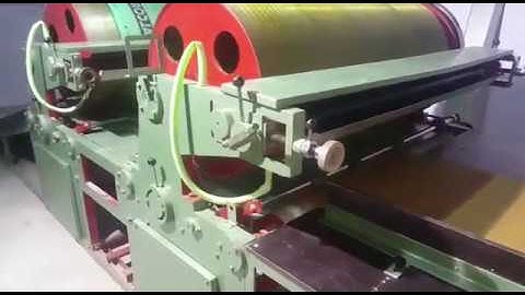 Two colour flexo printing machine