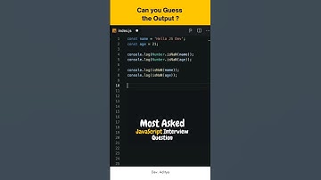 Most asked JavaScript Interview Question (1) #frontend #javascript #interview