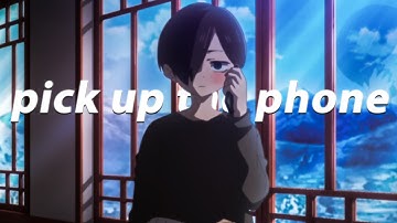 Henry Moodie - pick up the phone (lyrics/nightcore)