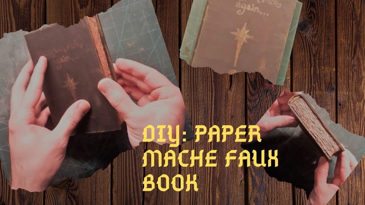 DIY: Paper Mache Fake Book 