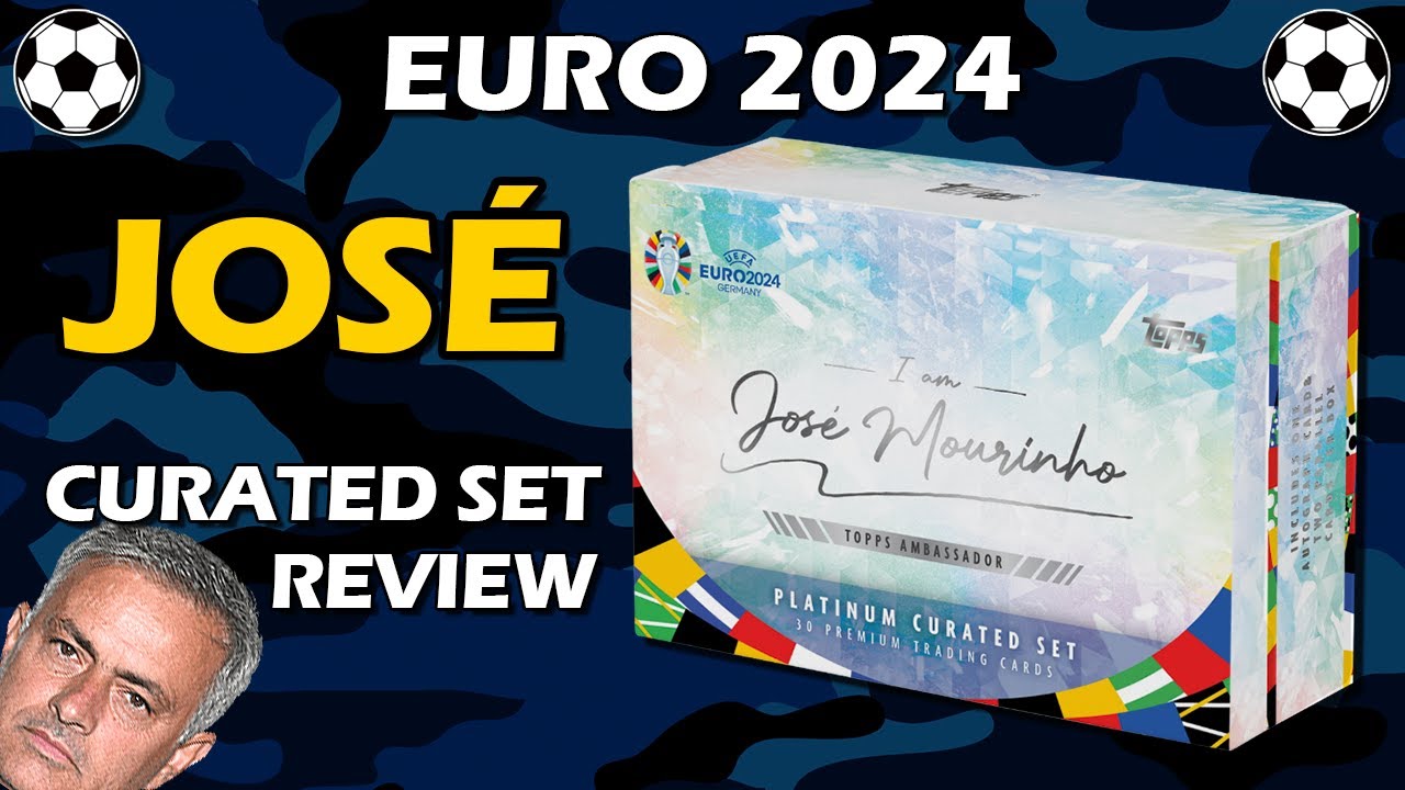 2024 Topps Jose Mourinho Platinum Curated Set Euro 2024 Soccer Box 