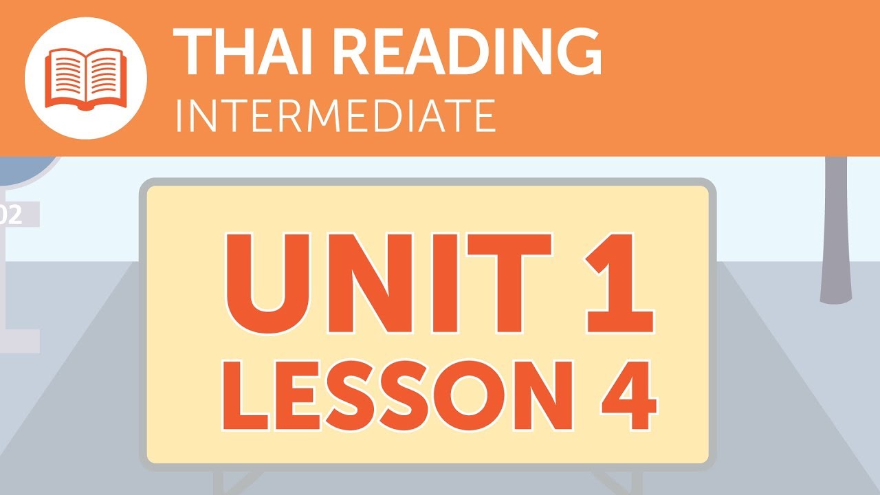 ⁣Intermediate Thai Reading - Finding Another Route in Thai