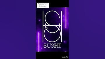 Name logo graphic design #sushi  #shortsfeed #shortsviral #trending #trendingshorts #namelogodesign