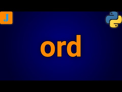 Python ord