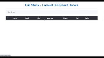 React.JS  + Laravel 8 + MySQL + API REST でCRUDを作ってみた