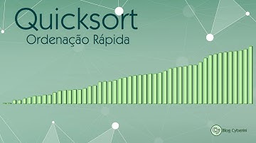 Animação do Quicksort (ordenação rápida)