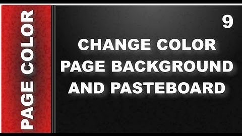 Web Design Tutorials for Xara Web Designer 9 Premium: Page Background & Pasteboard Color Lesson 114