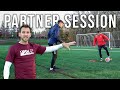 Full Partner Training Session | First Touch, Passing, Shooting