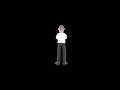 3D Cartoon Physicist Character Turntable | Cheerful Scientist Gaming on Phone
