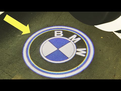 bmw-logo-welcome-shadow-projector-door-lights-review-&-installation-|-bmw-logo-door-lights