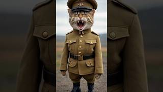 Soldier Cat Screaming
