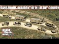 GTA 5 | Military Convoy | Dangerous Accident of Military Convoy on Mountain | Game Loverz