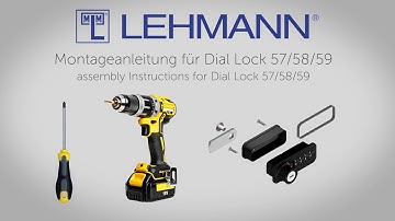 Dial Lock Montage / Dial Lock assembly