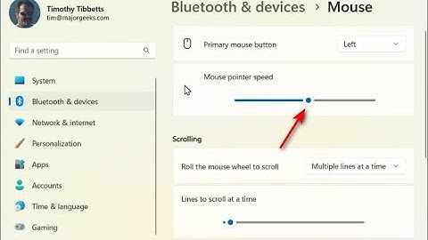 How to Change Mouse Sensitivity Pointer Speed in Windows 10 & 11