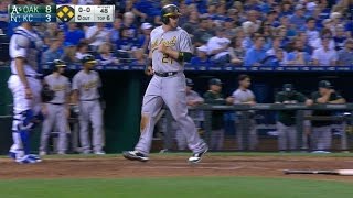 OAK@KC: Semien homers in five-run 6th inning