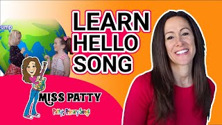 hello song for children by patty shukla fist bump bow hand shake high five