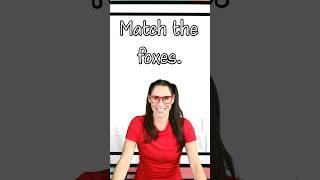 Can you MATCH the Foxes on the screen? Play a Matching Game for Kids #shorts #matching #kidsgames