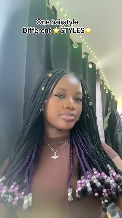  Quick braid STYLES tutorial #braids #braidedhairstyles - YouTube