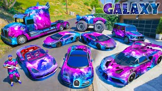 GTA 5  Stealing GALAXY LUXURY CARS with Franklin! (GTA V Real Life Cars #150)