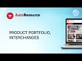 Webautoresource product portfolio interchanges