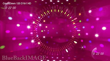 Stock Footage Countdown Numbers Digits timer count intro leader trailer CountDown 120 D1b1 HD