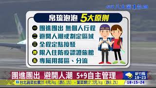 ▼台帛泡泡4/1首航 出境前機場採檢 八大民生新聞 2021031711