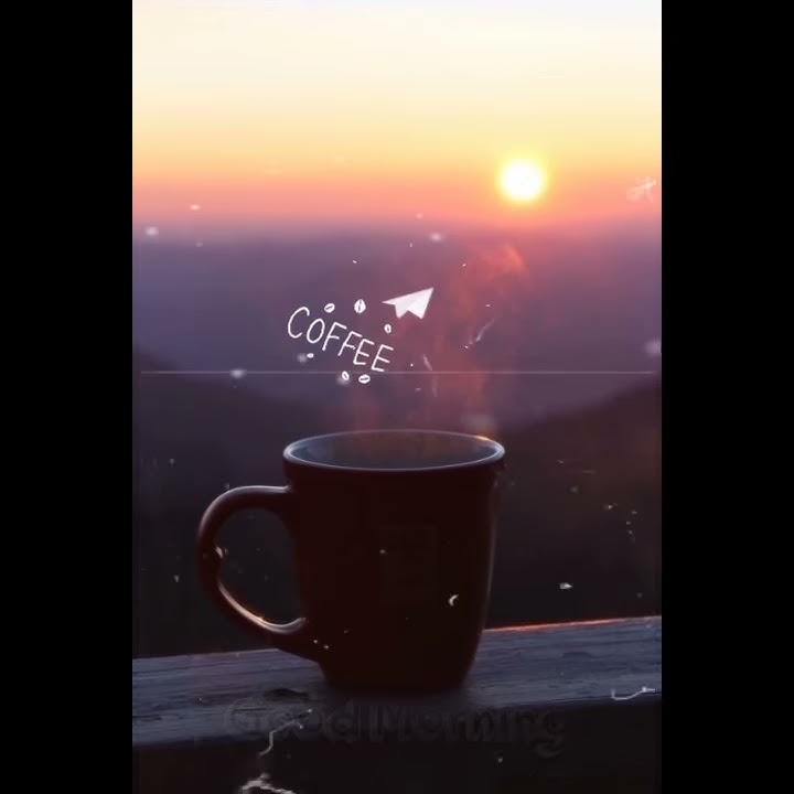 Story wa pagi hari dengan segelas kopi
