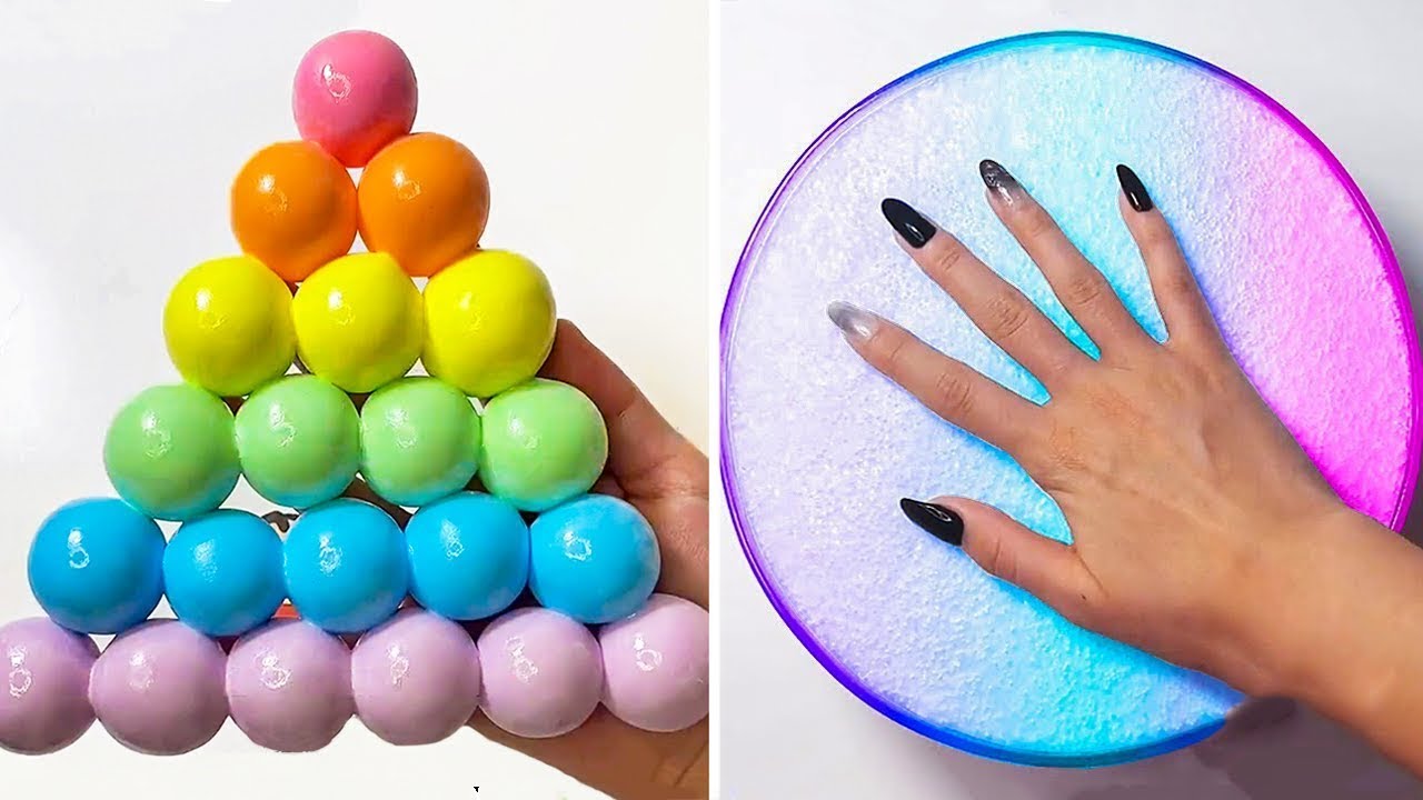Relaxing Slime Compilation ASMR Oddly Satisfying Video #353 - YouTube