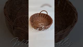 How to weave a paper vine tray #weaving #tutorial #traydecor