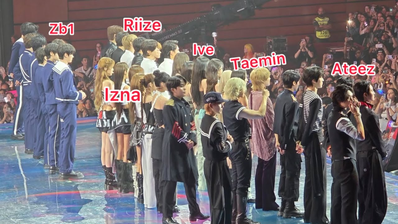 TAEMIN ATEEZ RIIZE IVE Park Bo Gum & More at Music Bank in Lisbon 2025 😍🔥