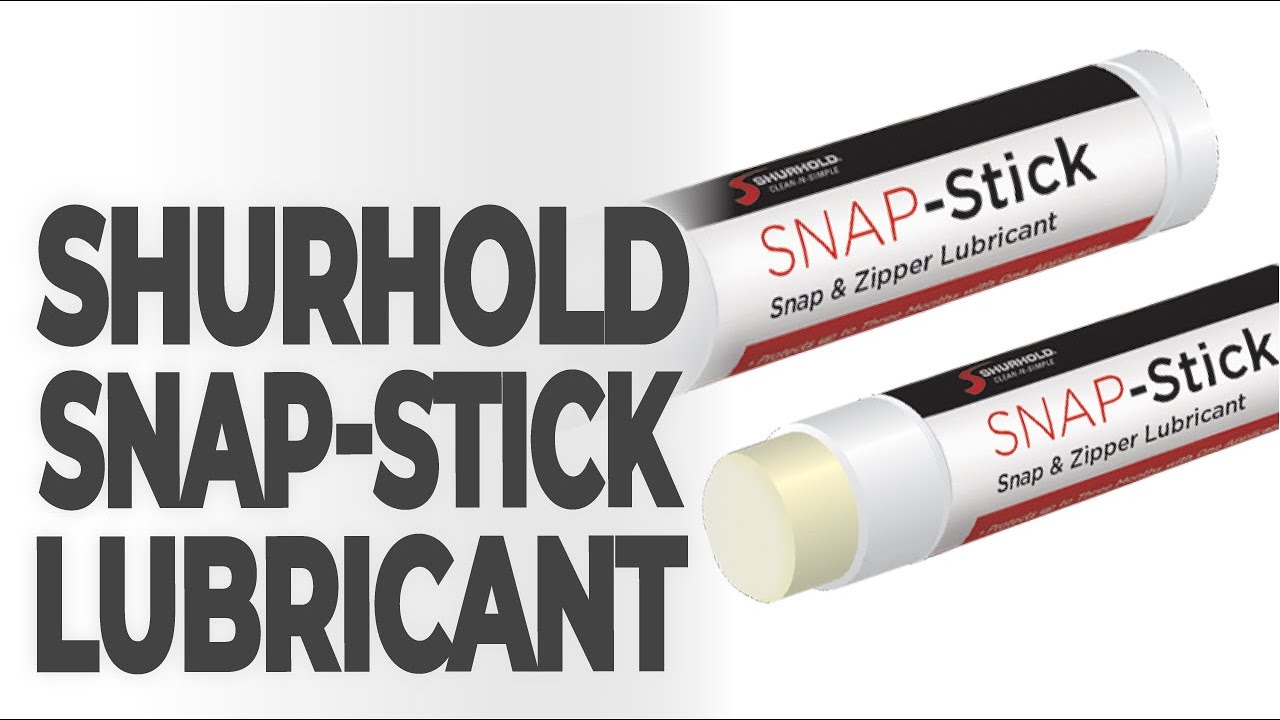 Snap and Zipper Lubricant Zip Wax for Boat Care Marine Snap Lube Stick Tube  for Boat, Canvas, Wetsuit Drysuit, Bimini Snap