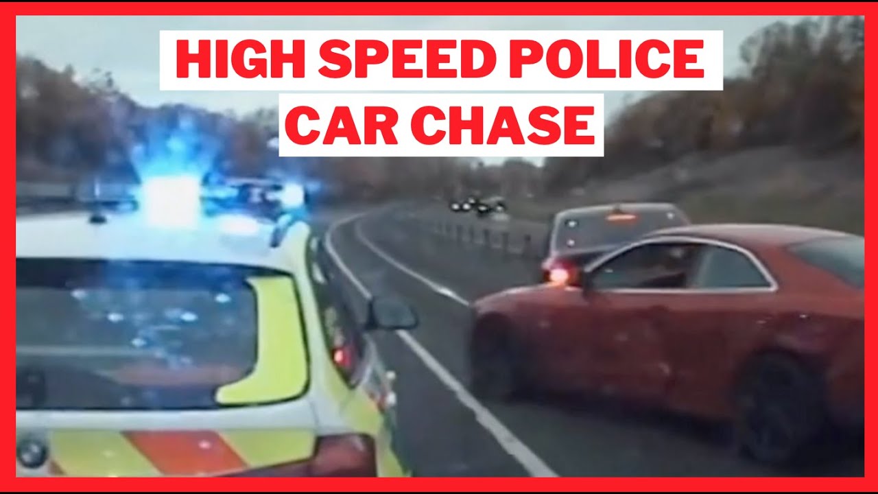 Burglar jailed after high speed car chase - YouTube
