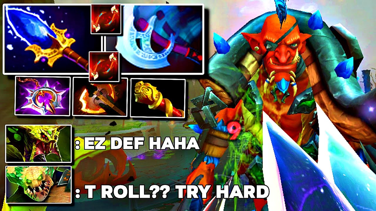 SO HARD GAME High Skills Def Troll Warlord COMEBACK Strong Dispel Items + Skills - Dota 2