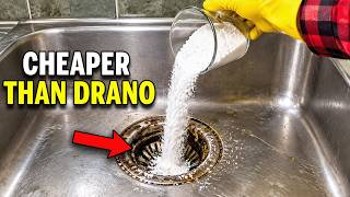 This Drano Alternative Costs 50 Cents and ACTUALLY Works (Plumbers Use It Every Day)