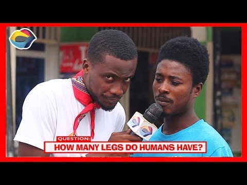 How Many Legs Do Humans Have? | Stree Quiz | Funny Videos | Funny African Videos | African Comedy |