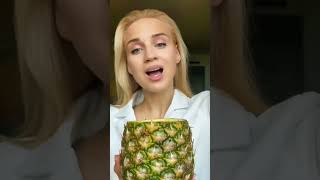 The syringe was there to stay 🍍 #shorts #pineapple #funny #hawaii #viral #coconutmilk