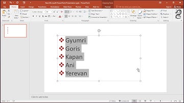 How to change bullet color in Powerpoint
